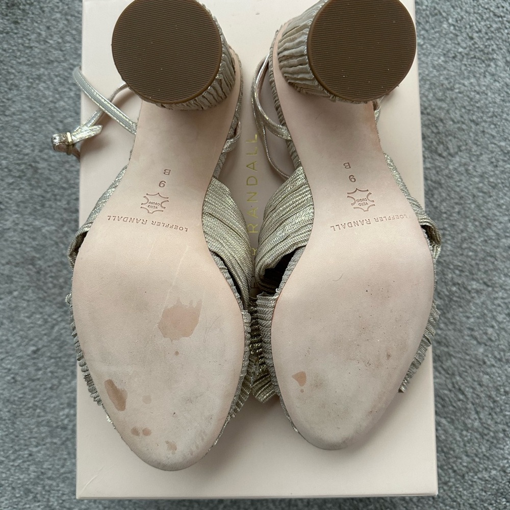 Loeffler Randall Platinum Women's Shoes sz 9 - Picture 3 of 6